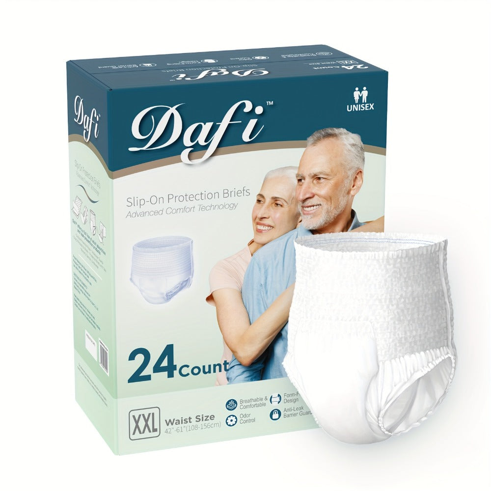 Adult Incontinence Underwear for Women Men Disposable Pull Up Briefs Overnight Bladder Control Maximum Absorbency M L XL 2XL 24 26 28 Count - product image 9