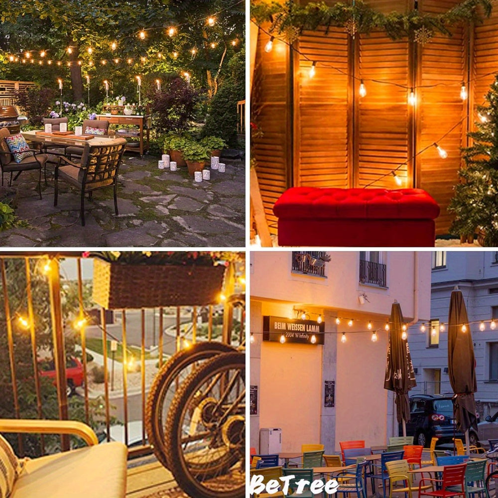 100ft/50ft Waterproof LED String Lights with Shatterproof ST38, Dimmable Outdoor Lights Suitable for Yard, Pool, Camping, Wedding & Garden Decor, 4 Mode - product image 17