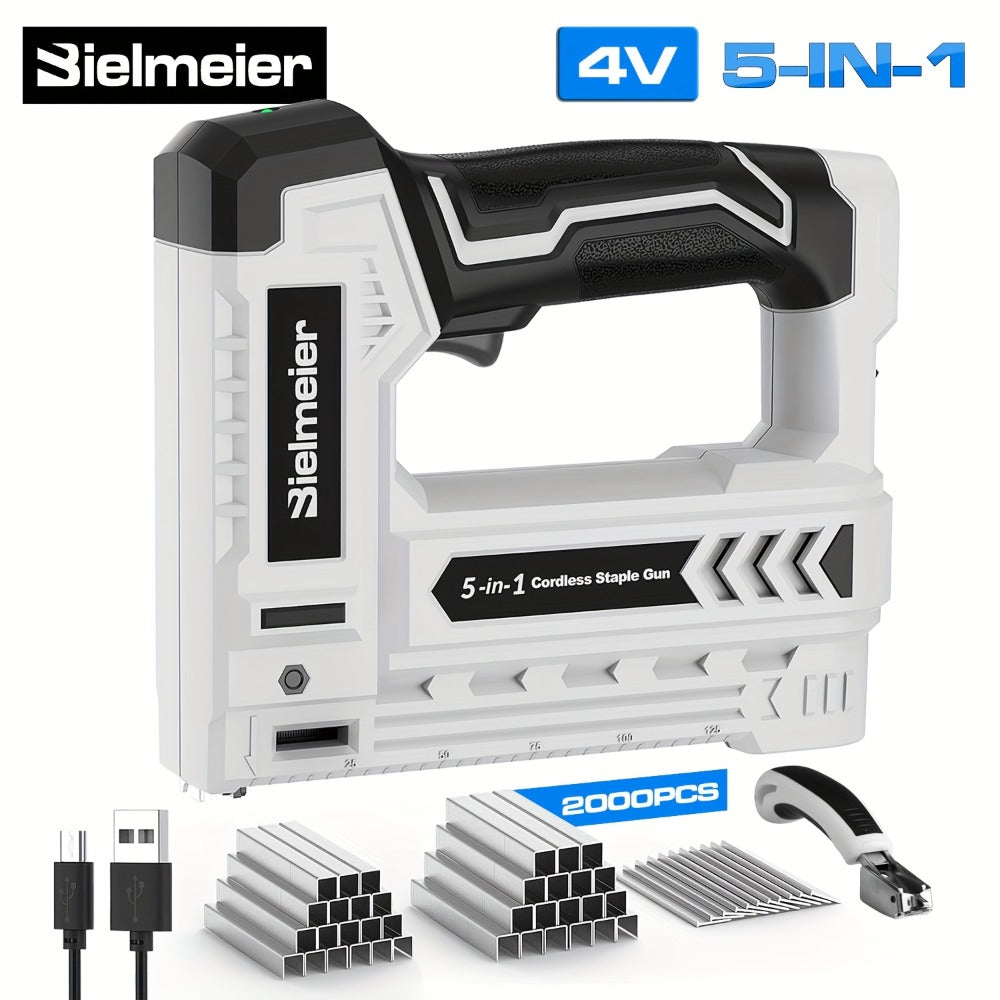 Cordless Stapler Nailer 2-in-1, 20V/4V Brad Nailer Without Compressor, Lightweight with Safety Striker Guard, Battery & Charger Included, 1600/2000 Nails & Staples, for Carpentry,  - product image 8