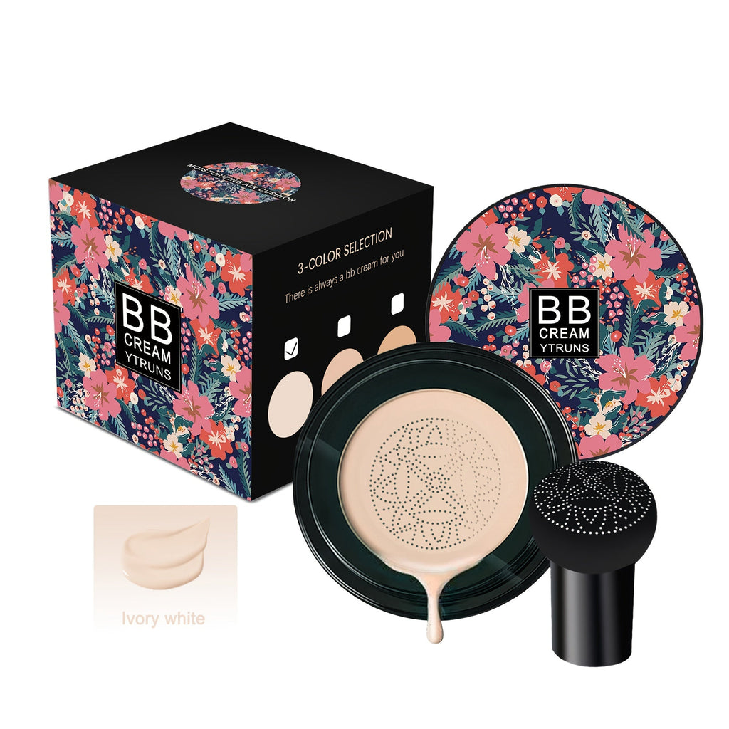 Air Cushion Foundation Full Coverage Moisturizing Lightweight Long-Wear Dewy Radiant Finish with Mushroom Sponge Applicator Buildable Coverage for All Skin Types Ivory White Natura - product image 13
