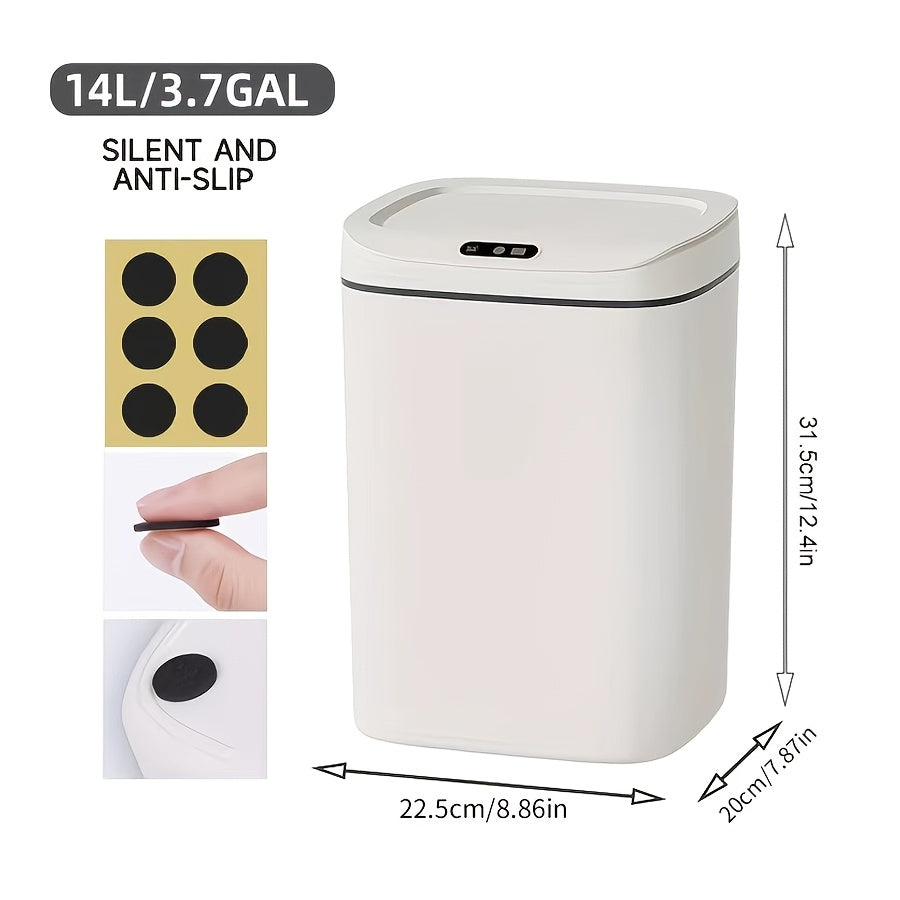 Smart Motion Trash Can with Hands-Free Lid, Odor-Sealing Technology Suitable for, Office, Bathroom - Touchless Operation, Hygienic Waste Bin, Compact for Small - product image 3