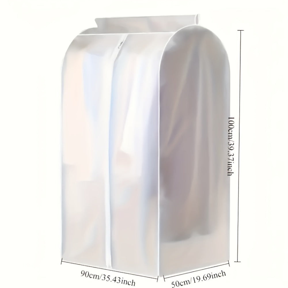 Garment Bag Clothes Dust Cover - Translucent PEVA Waterproof Hanging Storage Bag for Coat Dress Suit, Thickened Washable, Multiple Sizes - product image 7