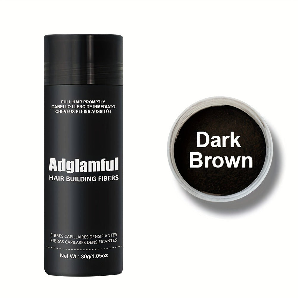 Hair Building Fibers 30g Large Size - Instant Thinning Hair Concealer for Volume, Thickness & Hairline Coverage | Natural Look | Unisex for Men & Women | Black & Dark Brown - product image 5