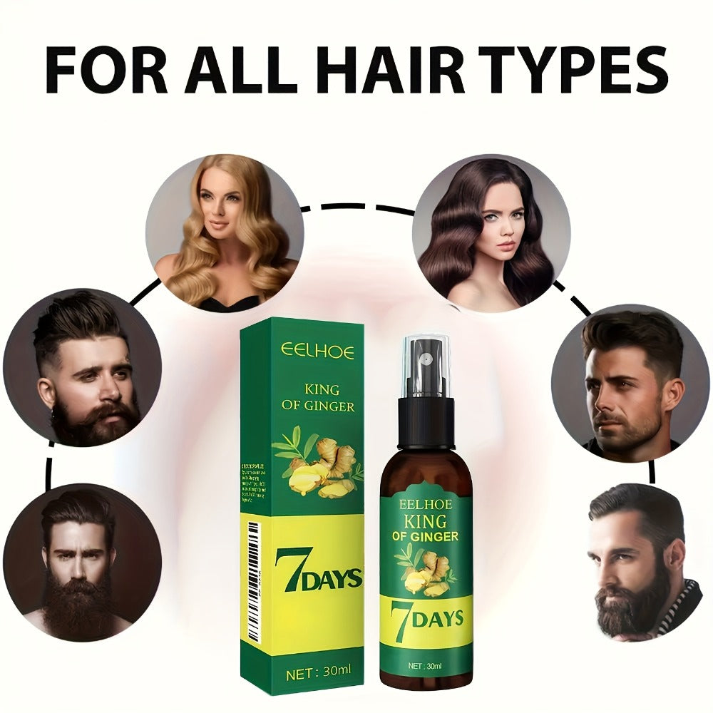 Ginger Root Hair Oil 2-Pack with Biotin Essence — Scalp Massage Treatment, Deep Moisturizing, 7-Day Strengthening & Nourishing Formula for Hair Loss, All Hair Types, Gift for Women - product image 9