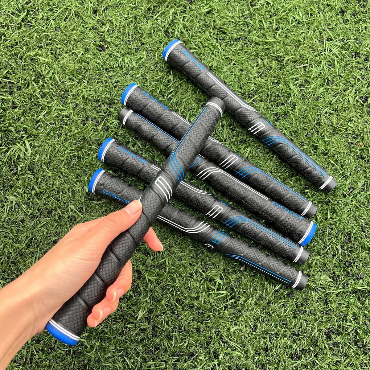 Oversized Golf Grips 10-Pack – Ergonomic Precision Control Design for All Skill Levels with Custom Texture & Enhanced Durability – Jumbo Blue Soft Rubber - product image 3
