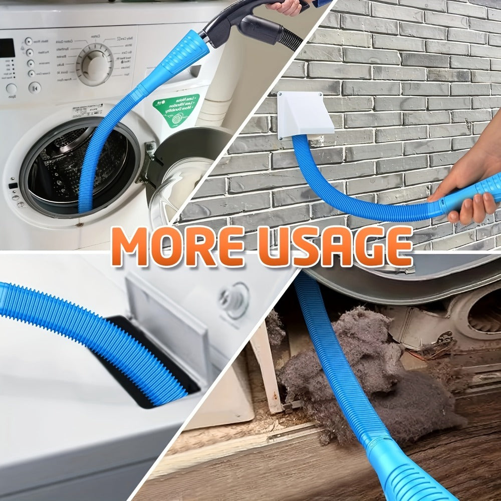 Dryer Vent Cleaner Kit Vacuum Hose Attachment Lint Remover Brush Flexible Dryer Duct Cleaning Tool for Removing Lint Debris Blockage from Dryer Vents and Exhaust Ducts - product image 8