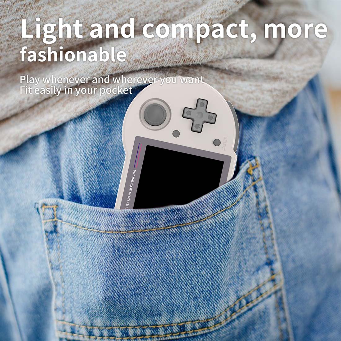 Anbernic RG353PS Handheld Game Console Linux RK3566 3.5-Inch 4:3 IPS HDMI Retro Emulator 3500mAh Plug and Play Wi-Fi Bluetooth for Everyday Use
