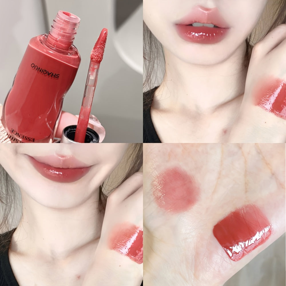 Lip Gloss Set 5 Pack – Water Glow Essence Jelly Glass Lips Mirror Shine, Non-Sticky Moisturizing Lip Glaze, Lightweight Luminous Lip Color, Holiday Gift for Women - product image 9