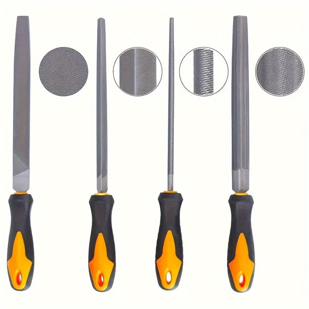 Rasp File Set Premium T12 Forged Alloy Steel - 14/16/17pcs Wood Rasp Set with Flat, Triangular, Semi-Circular & Round Rasps, for Woodworking, Metalworking & DIY, Includes Storage B - product image 8
