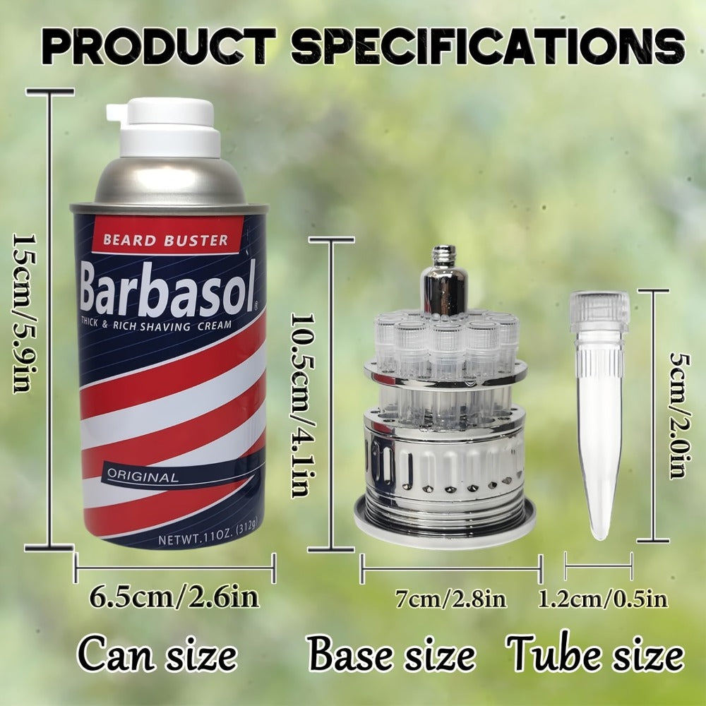 Dinosaur DNA Cryo Canister with Pop-Up Test Tube Rack - 10 DNA Sample Tubes, Movie Prop Replica, Collectible Dinosaur Gift for Fans & Collectors, Themed Party Tabletop Decor, Chris - product image 3