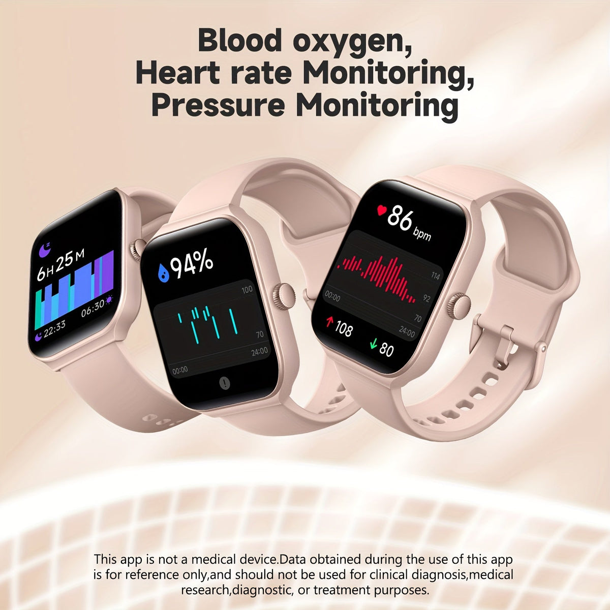 1.95" TFT Display, Built-in Alexa, 100+ Fitness Modes, Heart Rate Monitor, Men & Women – Smart Watch Fitness Tracker