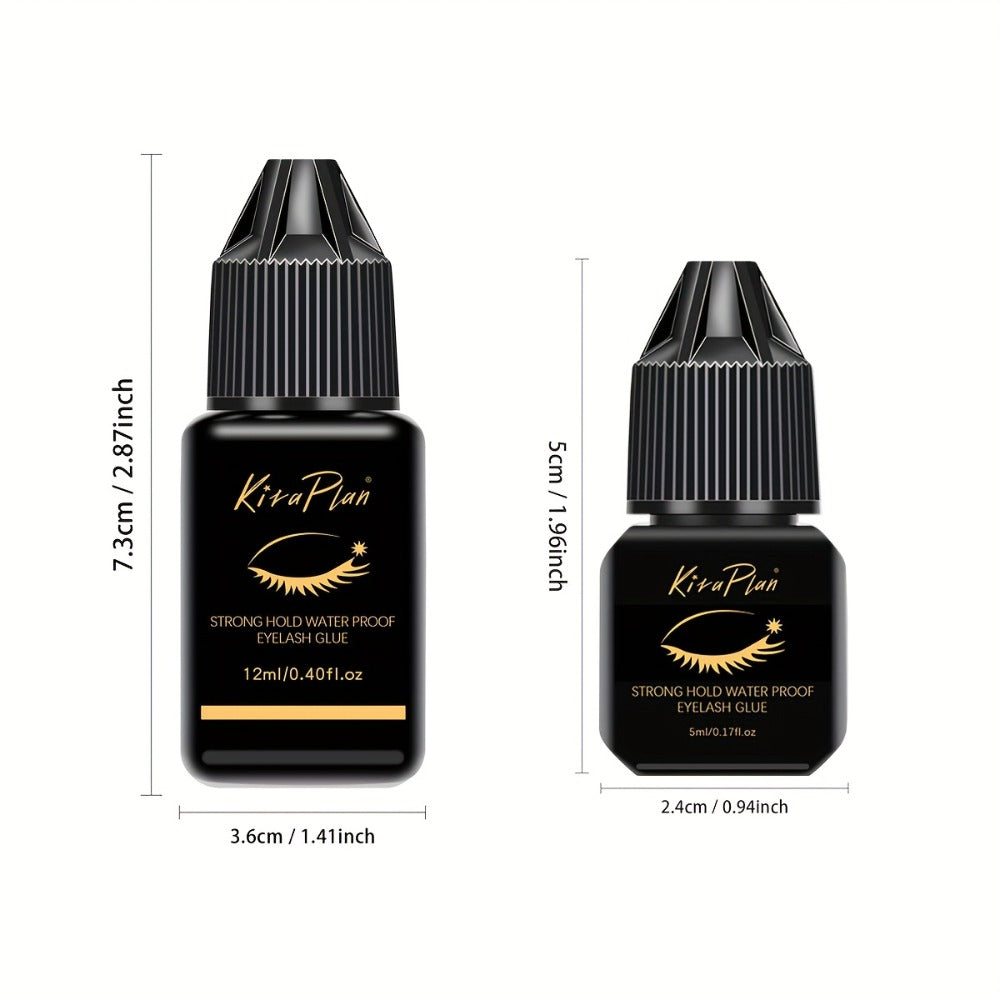 Odorless Lash Extension Glue Quick Dry Black Adhesive for DIY Individual & Cluster Lash Extensions – Self-Grafting Beginner-Friendly Eyelash Bond, Multiple Sizes Available - product image 6
