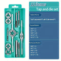 Metric Tap and Die Set 12pcs or 40pcs, M3-M12 Hand Thread Tapping Tool Kit with Plug Taps, Straight & Cone Reamers, Manual Threading Tool for DIY, Household Repair & Metalworking - product image 13