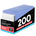 100/200/500/2000 Count Regular Top Loading Card Holders for Baseball Football Sports Trading Cards | Card Toploads & Sleeves 3x4 Hard Plastic Combo