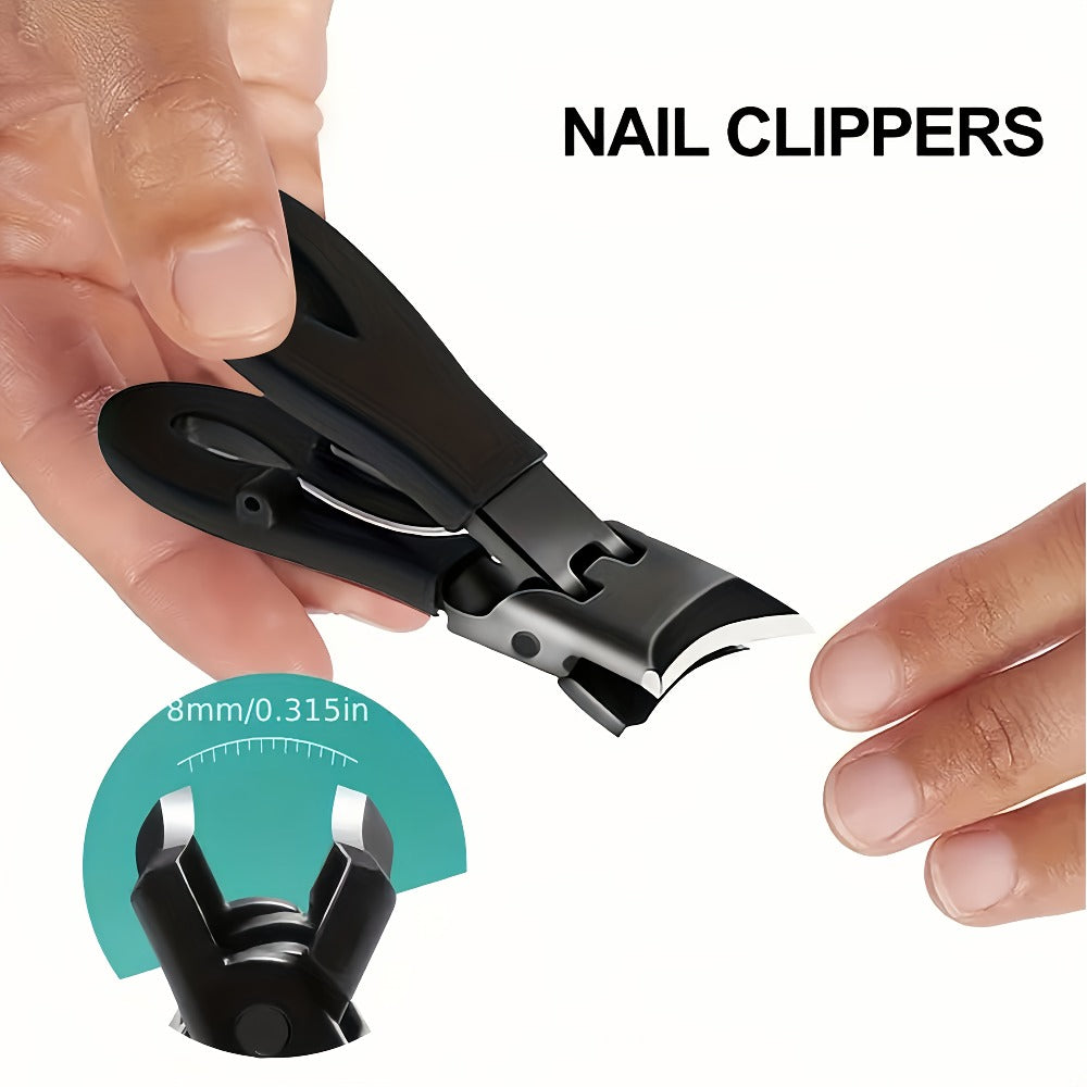 Large Opening Diagonal Blade Toenail Clippers for Thick Nails 5-Piece Set Heavy Duty Stainless Steel Ingrown Toenail Clipper with Nail File for Seniors Men Women Big Toe Cutter Kit - product image 4
