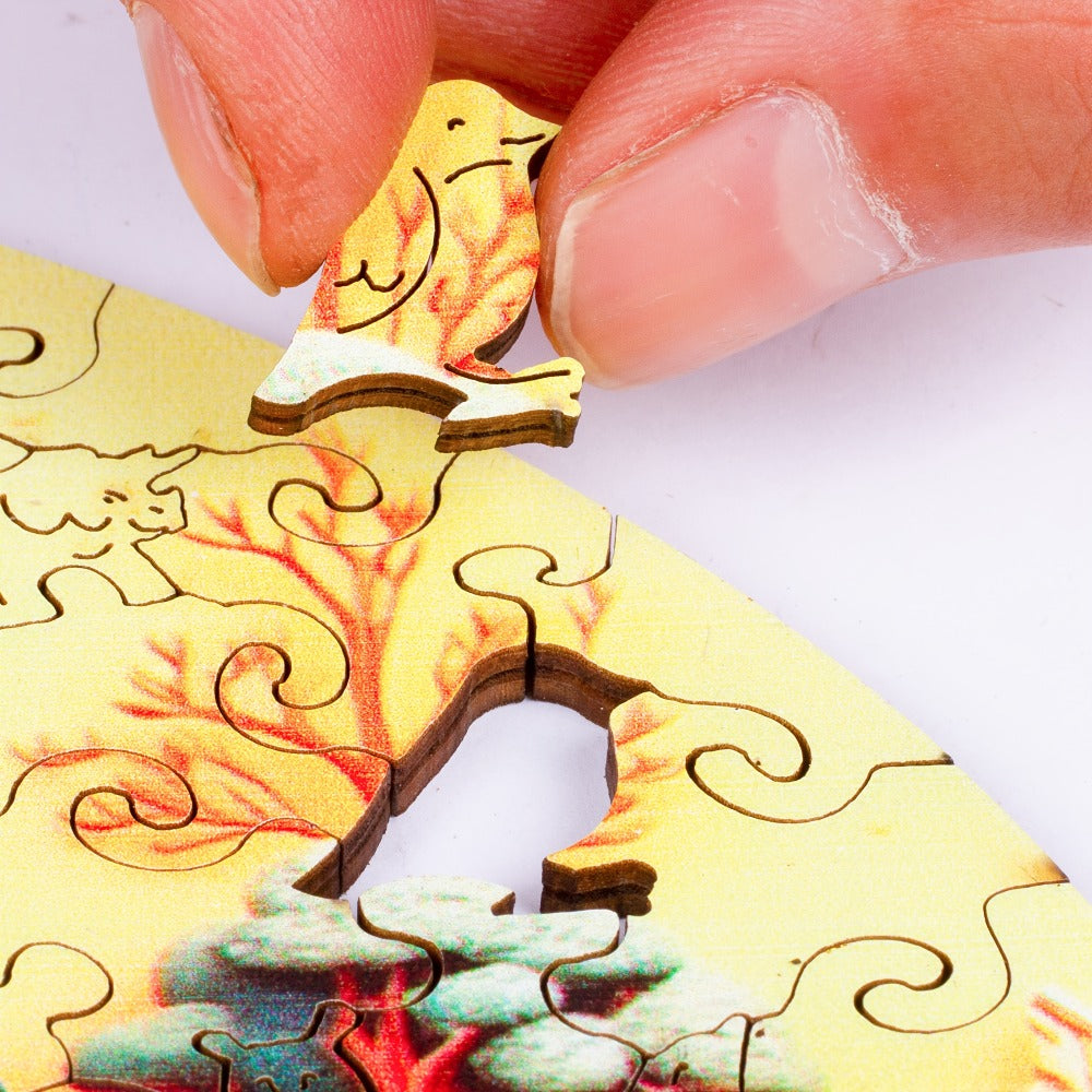Unique Irregular Animal Shaped Pieces, Exquisite Gift Box, Decorative Art Jigsaw Brain Teaser, Birthday Christmas Holiday Gift for Women Men Teens – Wooden - product image 11