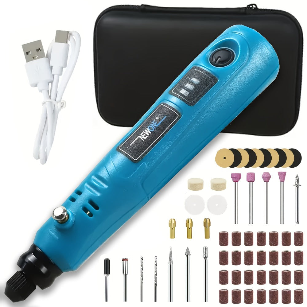 Cordless Rotary Tool Kit 3.6V USB Charging – Sanding Polishing Drilling Engraving Multi-Purpose Power Tool for Home Workshop Hobbyists 25/53/86 Pcs - product image 8