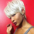 Short Pixie Cut Wig with Bangs Women Synthetic Hair 4 Inch | Lightweight Layered Natural Look | Multi-Color Halloween Cosplay Christmas Party Everyday Wear - product image 13