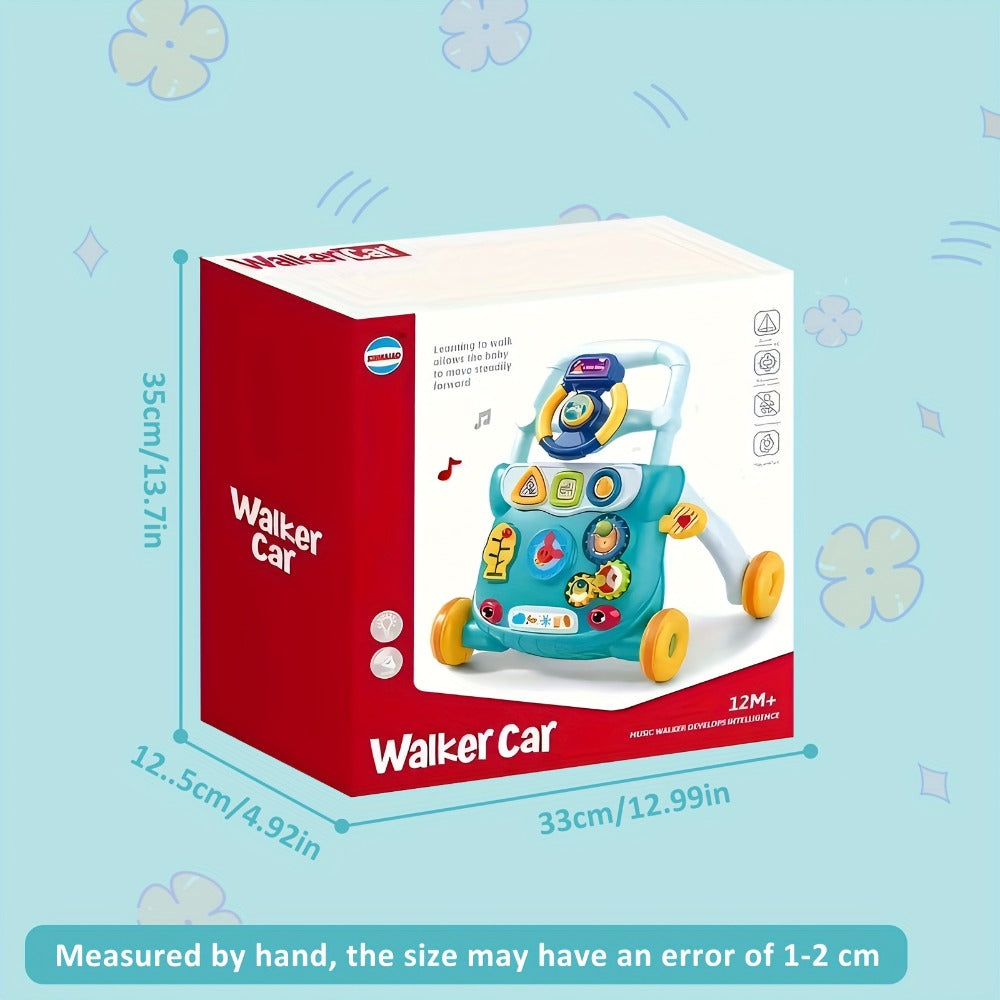 Musical Baby Walker Toy with Anti-Rollover Safety | Multi-Function Sit-to-Stand Activity Center for Early Walking Development, Interactive Learning Push Walker - product image 11