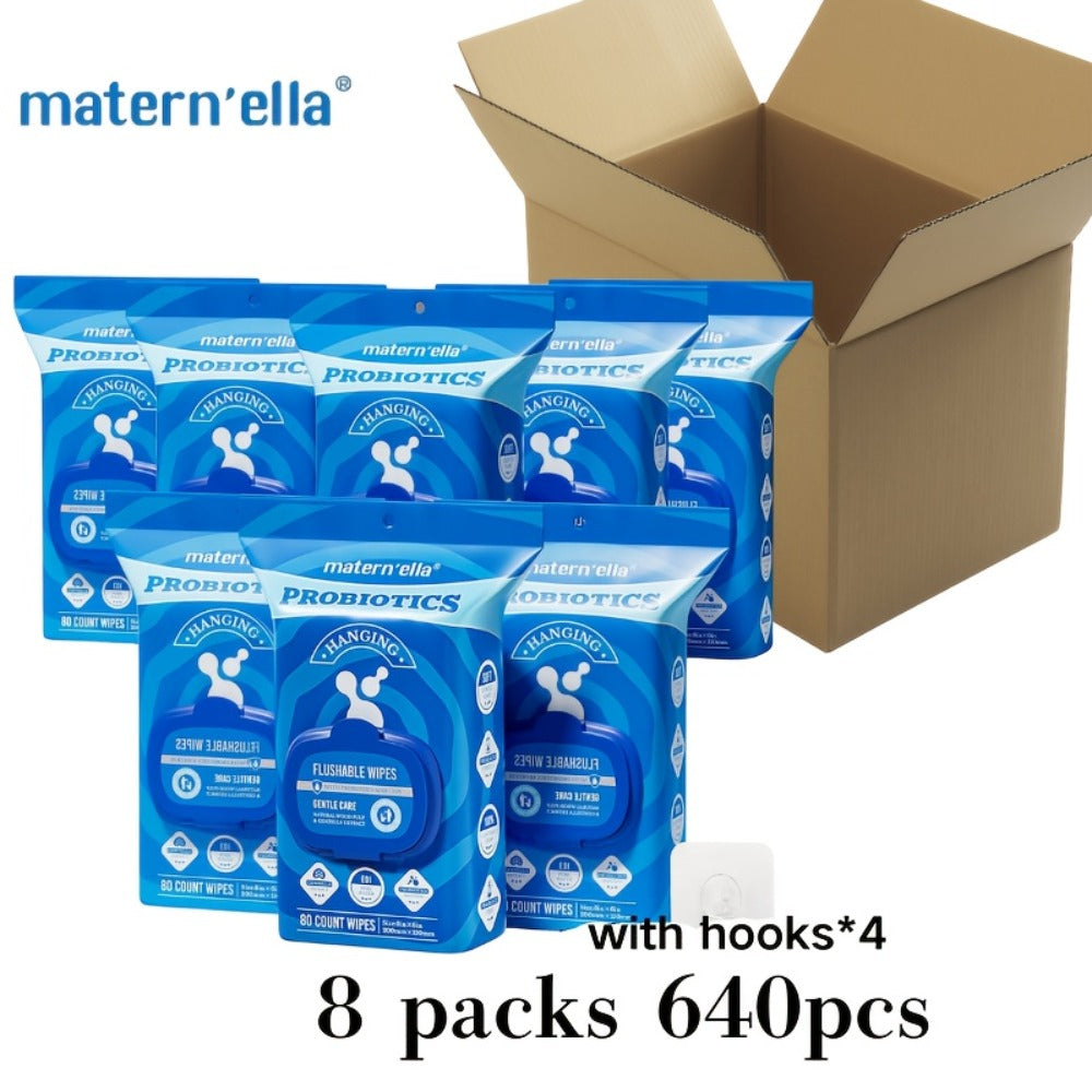 Flushable Wet Wipes with Probiotics – Plant-Based Fibers, Fragrance Free, Sewer Safe, Soft & Thick Disposable Butt Wipes for Adults, Incontinence & Personal Care (1/3/5/6/8/9/15 Pa - product image 11