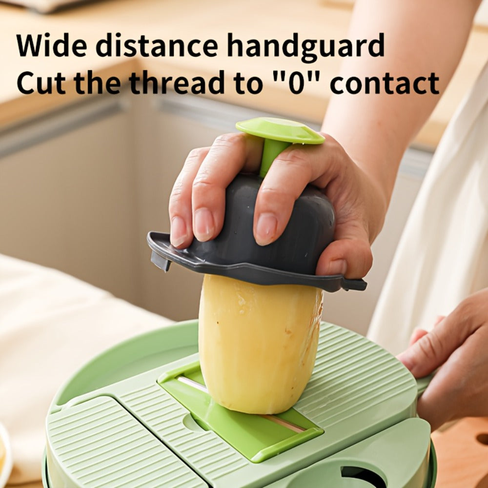 Vegetable Chopper 16-in-1 Manual Food Chopper Slicer Dicer Grater with Container – Professional Onion Potato Carrot Cutter Kitchen Tool - product image 6