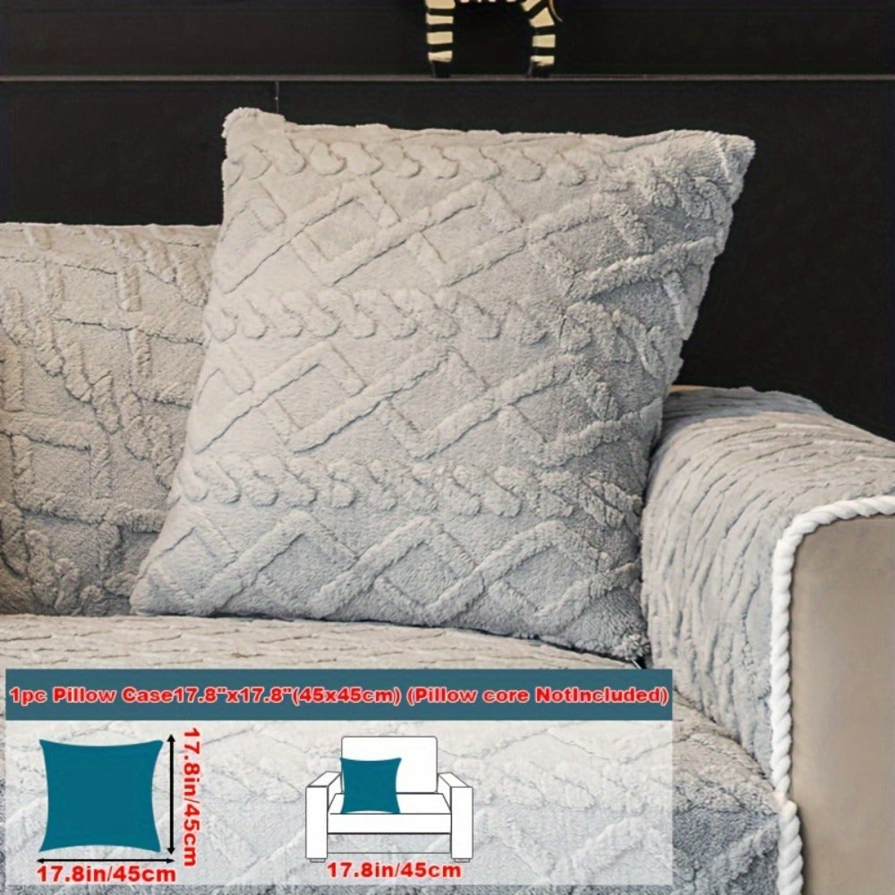 Plush Sofa Cover Couch Cover | Anti-Slip Pet Dog Friendly Velvet Sofa Mat, Single Two Three Four Seat, Backrest Armrest Pillow Cover, Living Room Bedroom Decor - product image 36