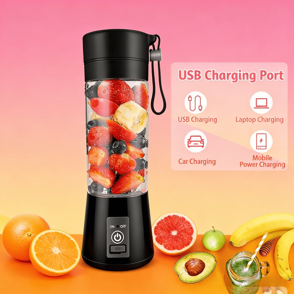 Mini Blender USB Rechargeable 380ml - 6-Blade 22000RPM High-Speed Portable Blender Cup, 304 Stainless Steel, Self-Cleaning, for Smoothies, Shakes & Protein Drinks, Home, Office & T - product image 15
