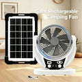 Solar Fan Portable Camping Fan with Solar Panel and USB Charging Adjustable Speed and Angle Phone Charging Function Emergency Power Outage Outdoor Travel Fan - product image 10