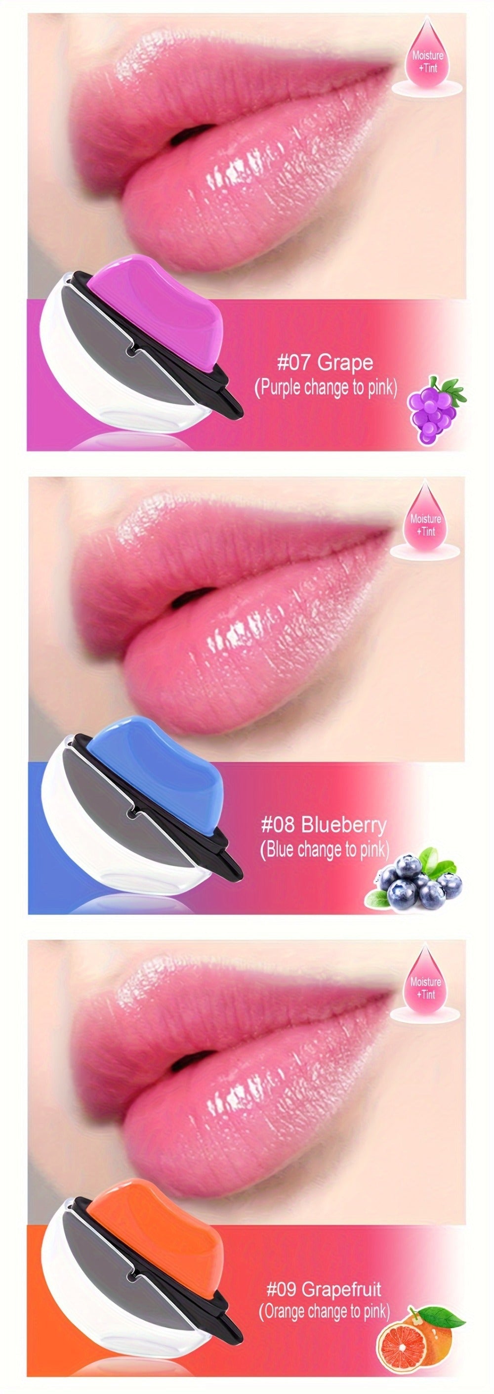 Color Changing Lipstick Set 6pcs Matte pH Reactive Lip-Shaped with Jasmine Scent - Non-Fade Long-Lasting Velvety Formula, Multi-Shade Lip Makeup Gift Set for Women & Girls - product image 14