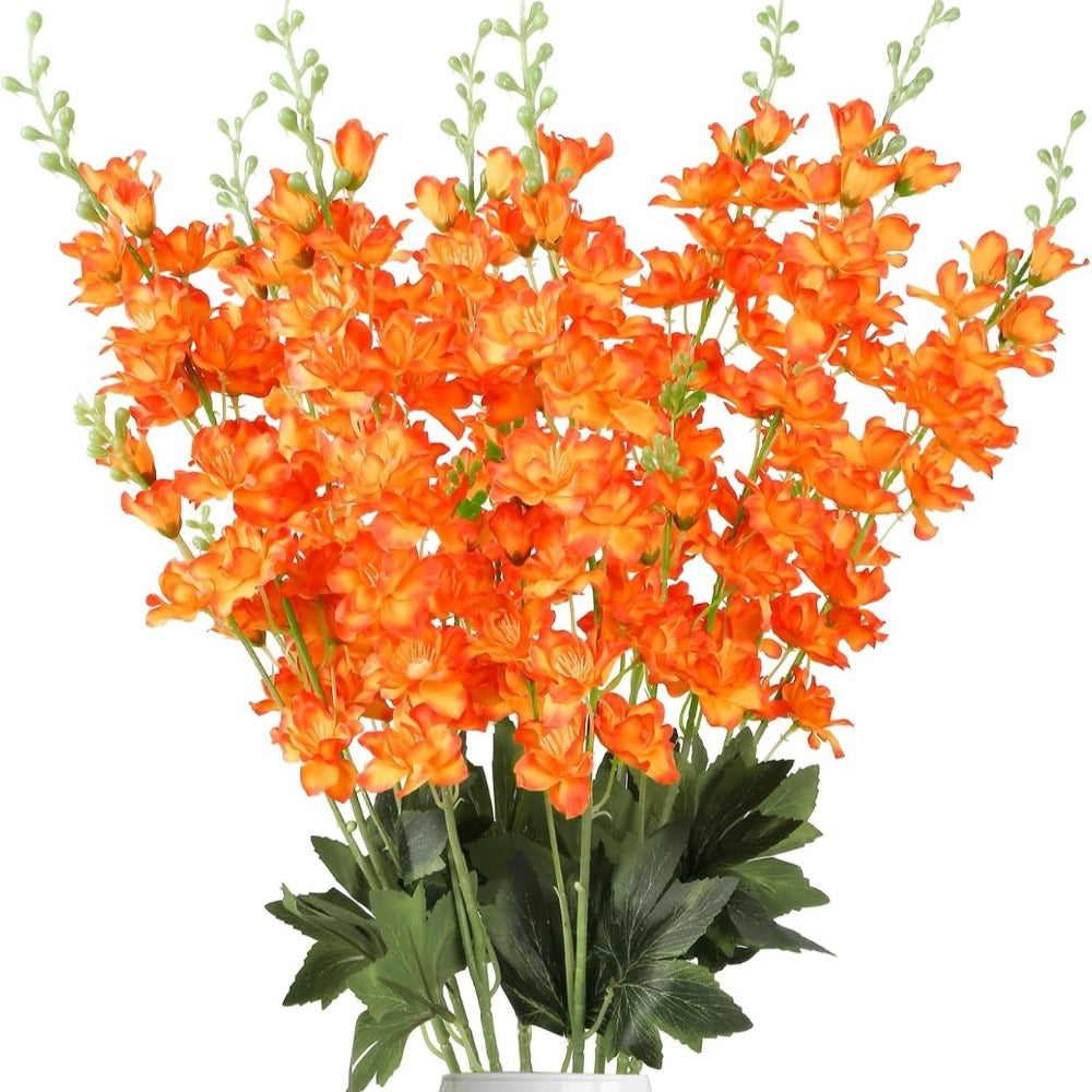 Artificial Delphinium Flowers 8pcs 33.5 Inch Faux Larkspur Stems for Wedding Centerpieces, Tall Silk Flower Bouquet for Home Vase Table Garden Decor - product image 21