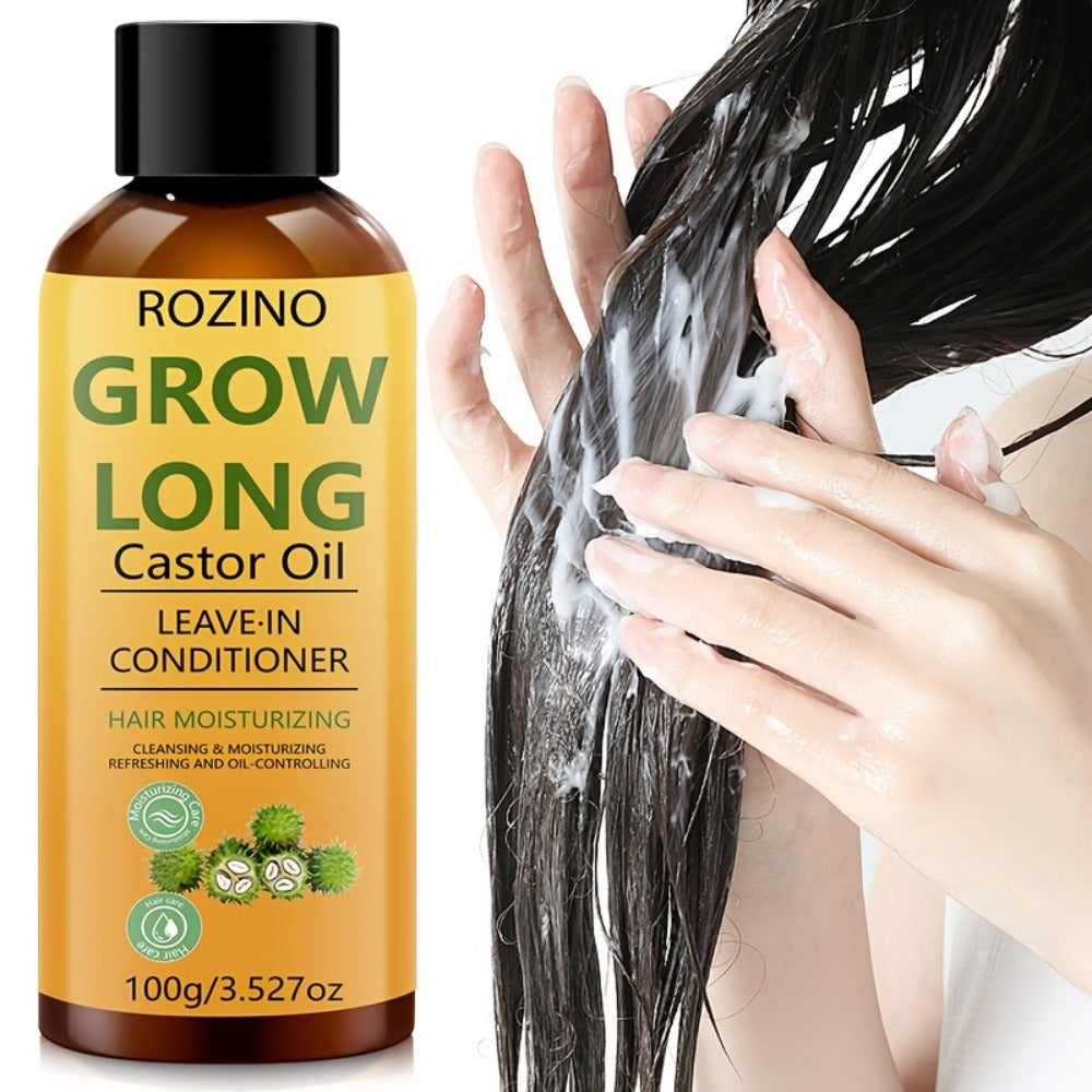 Deep Repair Castor Oil Hair Conditioner 100ml Thickening Scalp Treatment — Strengthens Roots Removes Dandruff Controls Oil & Prevents Hair Loss for Dry Damaged Thinning Hair All Ha - product image 8