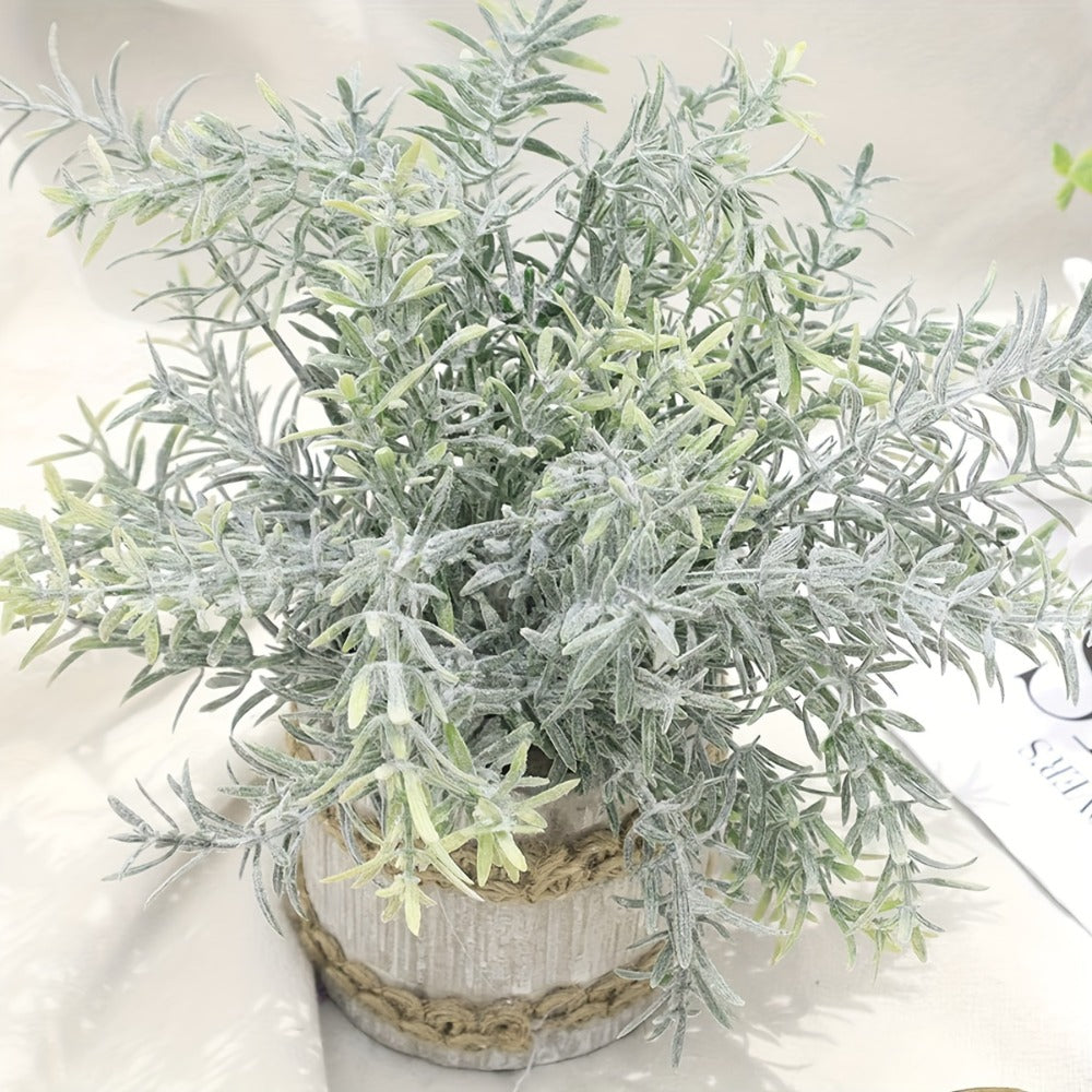 Fake Plants Artificial Plants Indoor 4-Pack Small Potted Greenery in Paper Pulp Pots | Faux Plants for Shelf Desk Home Office Farmhouse Bathroom Decor | Low-Maintenance Artificial  - product image 6