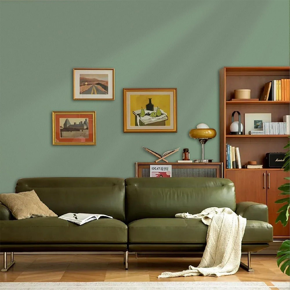 Peel and Stick Wallpaper Textured Matcha Green | Self-Adhesive Contact Paper 23.62"x118.1" Roll | Removable Wall Covering for Kitchen Bathroom Living Room Bedroom Decor - product image 4