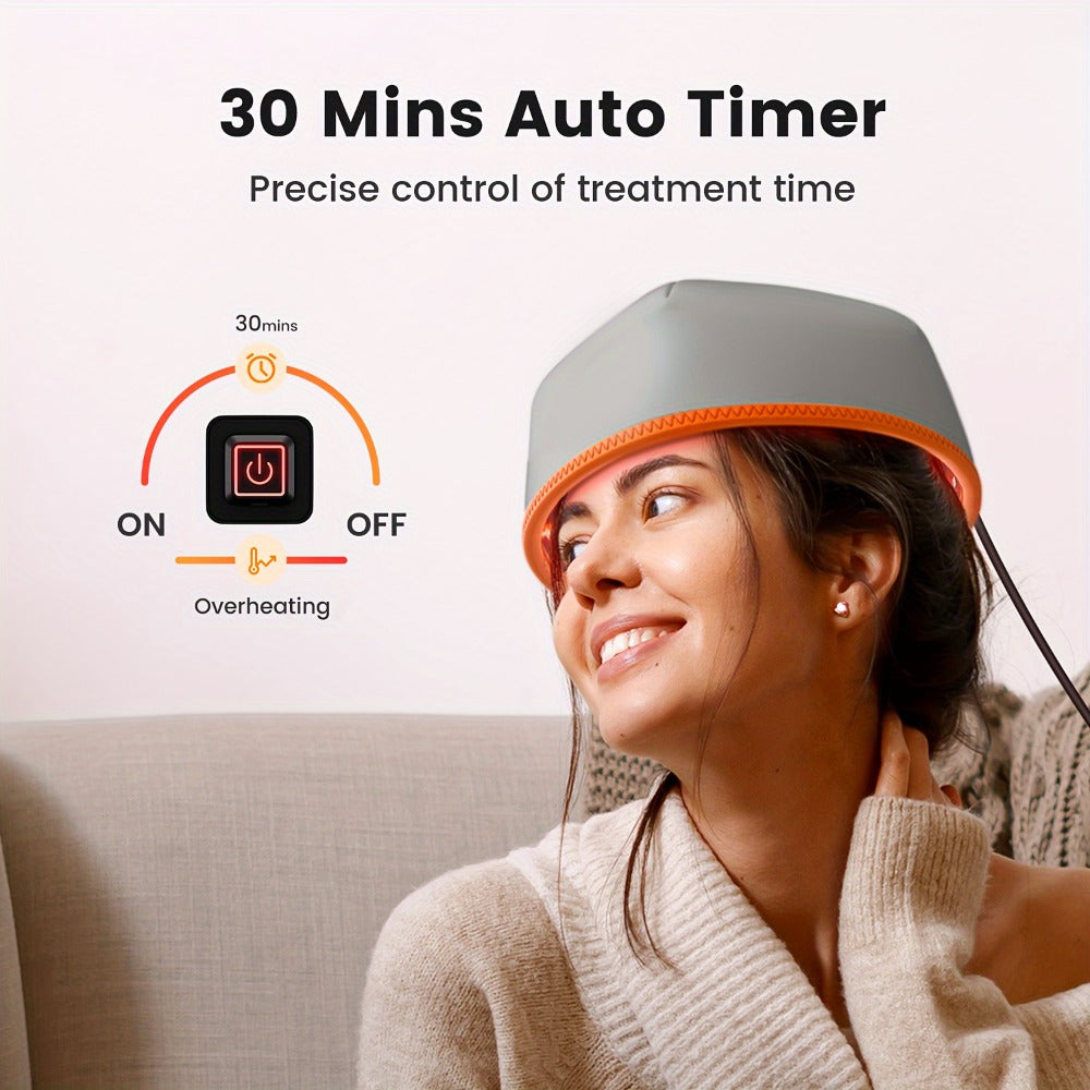 Red Light Therapy Cap 101 LEDs Detachable LED Panel Infrared Light Hat for Brain Relaxation Insomnia Relief Head Pain Treatment Hair Growth Scalp Care - product image 4