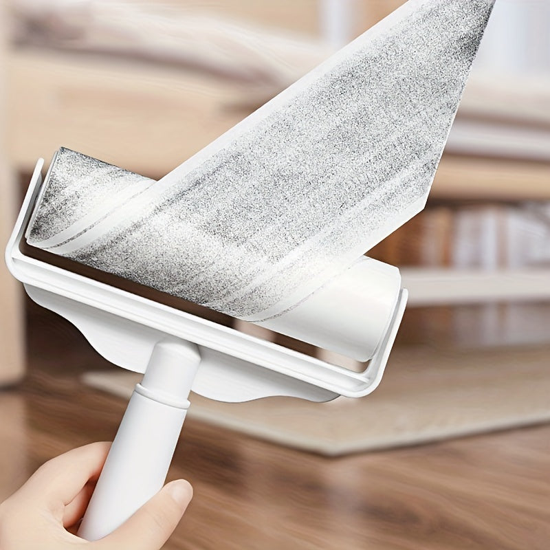 Reusable Sticky Roller for Sofa, Carpet, Clothes, Floor & Furniture, Tear-Off Design, White – Lint Roller with 49-Inch Extendable Handle for Pet Hair Removal - product image 2
