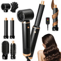 Hot Air Brush 5-in-1 Hair Dryer Brush with Round Barrel — Blow Dry, Curl, Straighten & Add Volume, 3 Heat Settings, One Step Hair Styler for All Hair Types, Salon Blowout at Home - product image 10