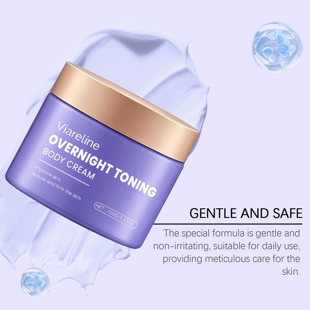 Body Firming Cream Night — Lifting & Tightening with Plant Extracts | 24H Hydration Moisturizer for Abdomen Thighs Buttocks | Sensitive Skin Safe Unisex Body Lotion | 3.53oz Anti-C - product image 3