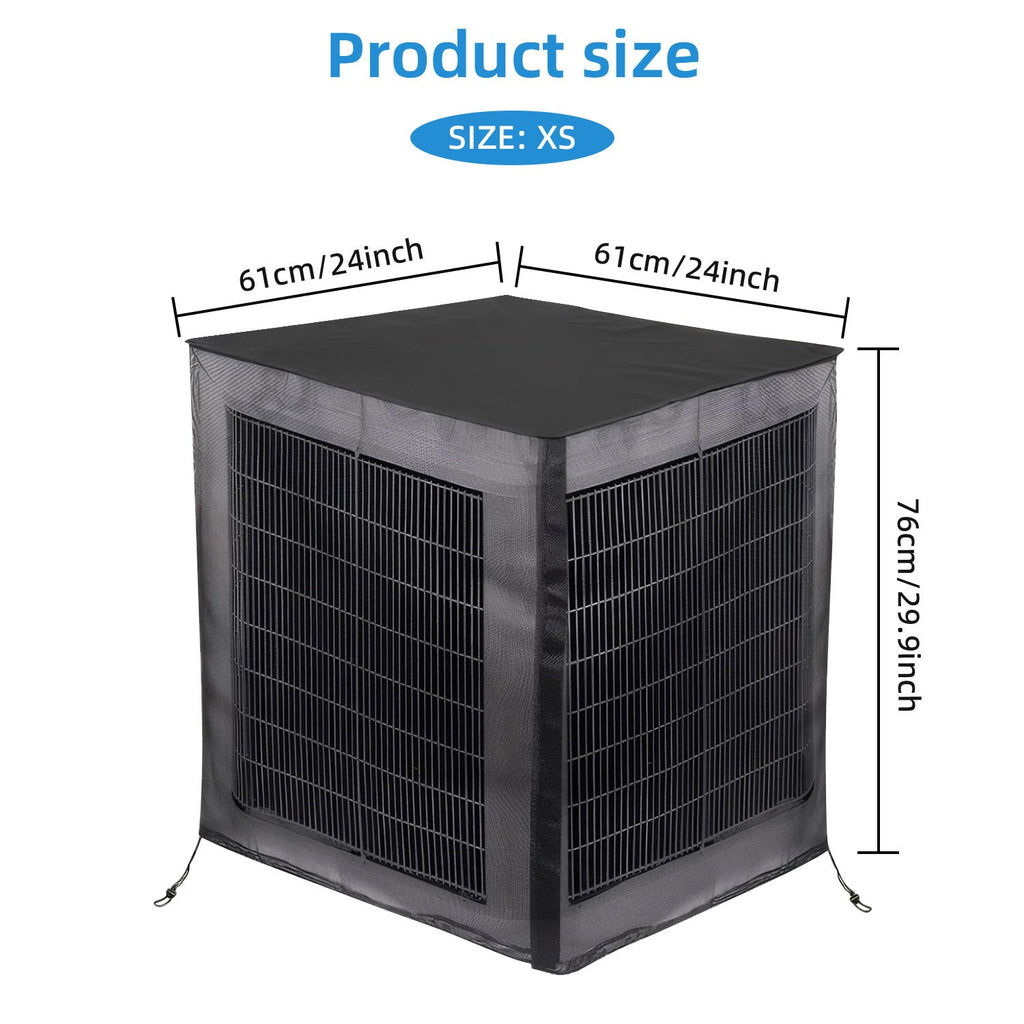 Outdoor AC Unit Cover Heavy Duty Waterproof Central Air Conditioner Cover with Mesh Vent Adjustable Straps UV Rain Snow Debris Bug Leaf Protection XS M L - product image 15