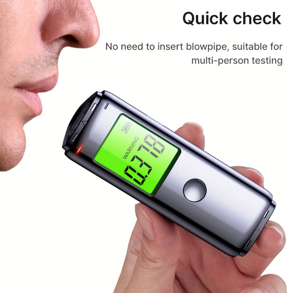 Breathalyzer Alcohol Tester 2-in-1 Rechargeable Dual Mode Blow Activated Digital BAC Tester for Personal Use Drunk Driving Prevention Portable Alcohol Meter - product image 8