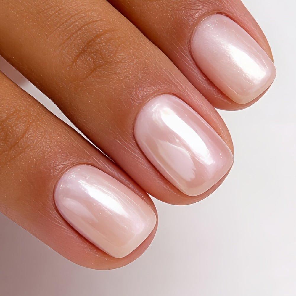 Nail Strengthening Oil with Pearl Effect Quick Dry No UV Lamp Needed - Mother of Pearl Nail Hardener Brightens Weak Soft Brittle Nails, Air Dry Formula for Women Home & Travel Use - product image 6