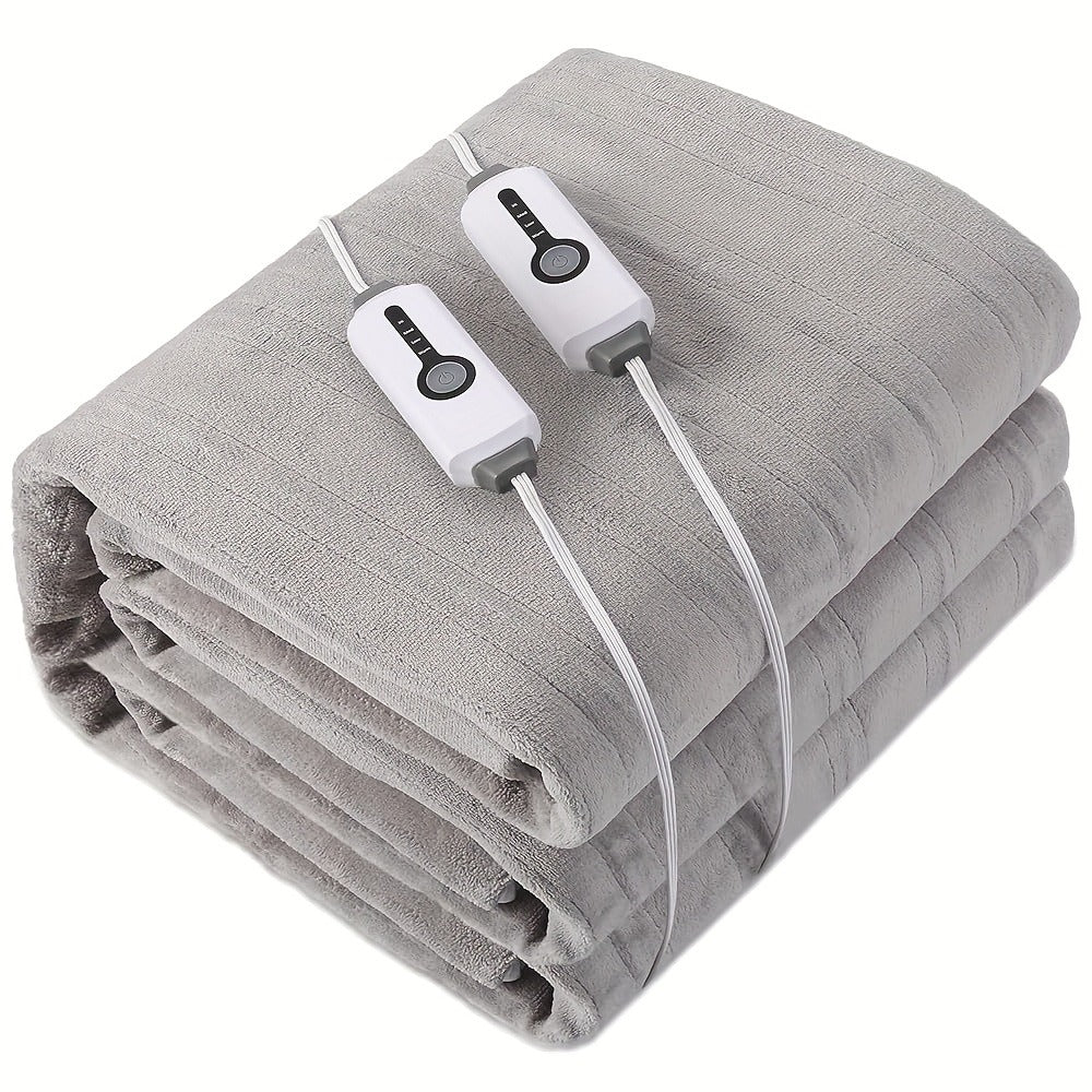Heated Mattress Pad Queen King Twin Full – Soft Coral Fleece Electric Bed Warmer Under Blanket with 4 Heating Levels, 10-Hour Auto Shut Off, Fast Heating – Cozy Winter Bedding Warm - product image 8