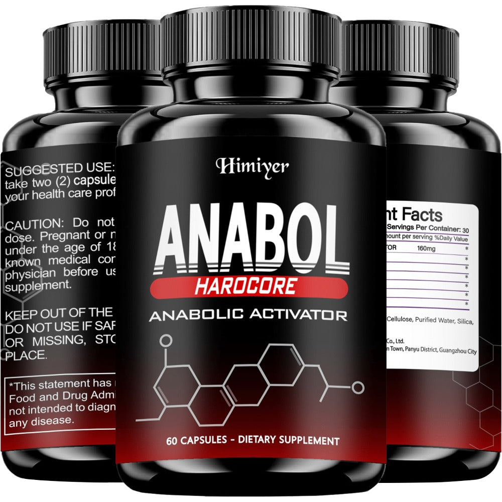 Anabol Hardcore Anabolic Activator for Men — Advanced Energy, Strength & Muscle Performance Formula with 6-Keto-Diosgenin & Hecogenin | Daily Wellness Support | 60 Capsules | 1-3 B - product image 6
