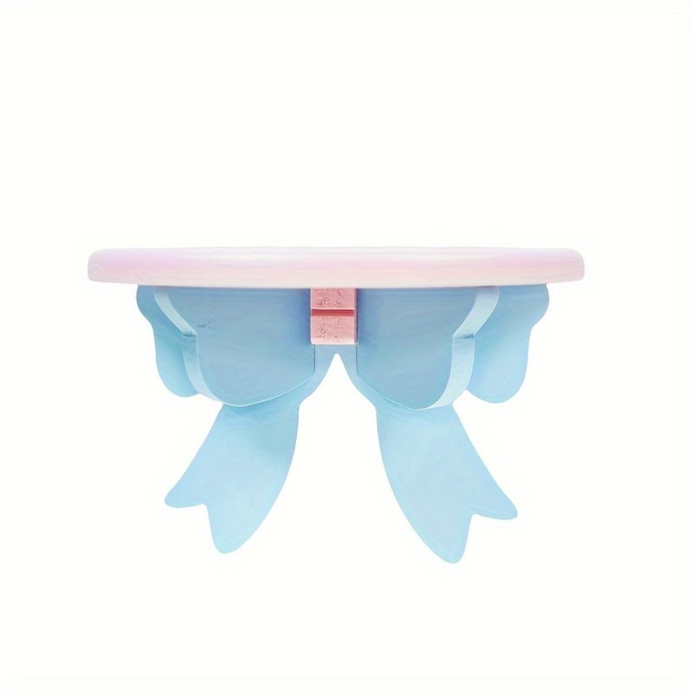 Floating Wooden Wall Shelf with Bow Design - Wall-Mounted Storage Rack for Bathroom Kitchen Living Room Bedroom Decor - product image 9