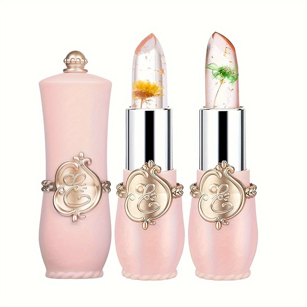 Flower Jelly Lipstick 12 Pack Color Changing pH Reactive Moisturizing Tinted Lip Balm Set Long-Lasting Personalized Shade Lip Care for Women Girls Daily Use - product image 6