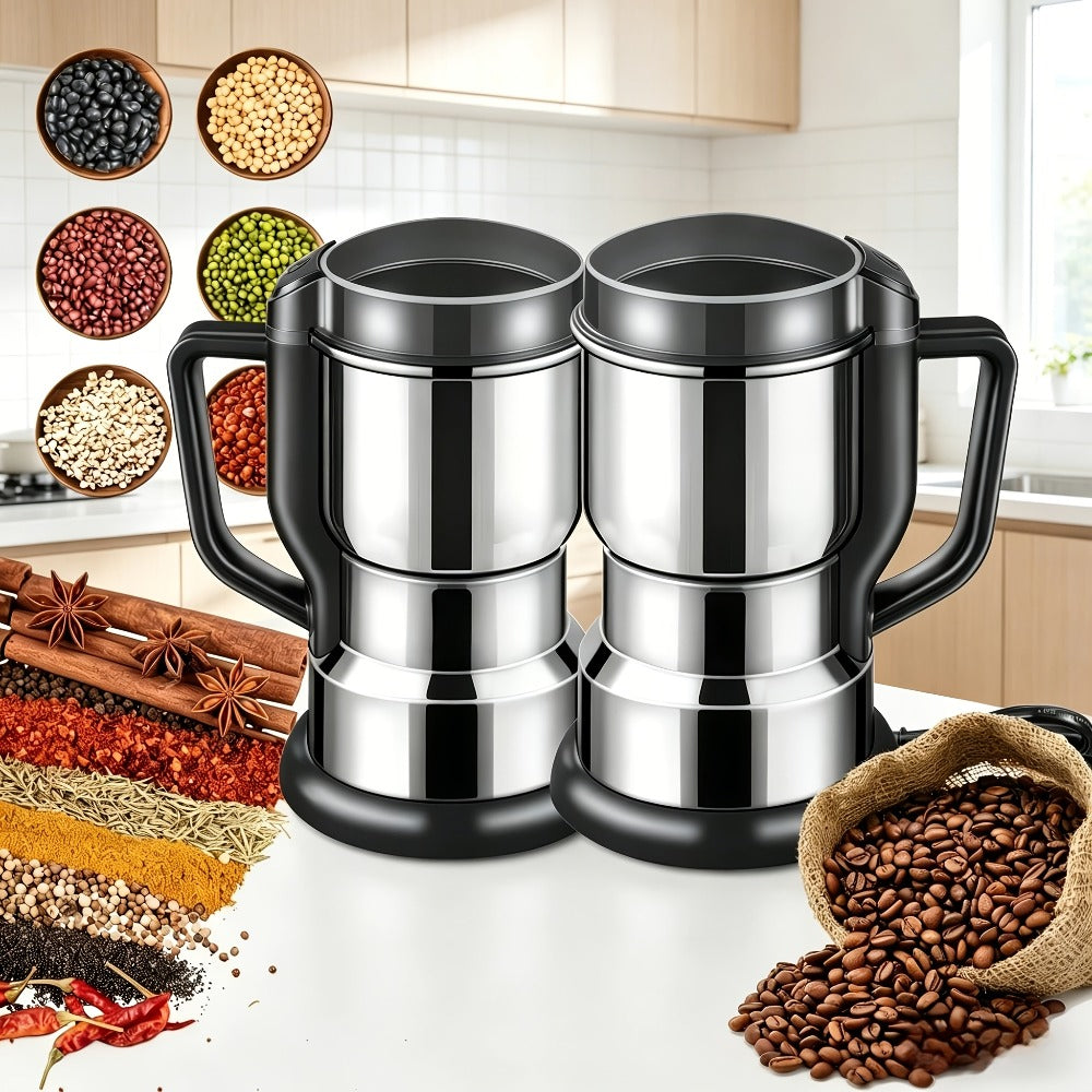 Electric Coffee Grinder 300W 25000RPM – 8-Blade Stainless Steel Spice & Grain Mill for Coffee Beans, Nuts, Spices | Home, Cafe & Camping - product image 13