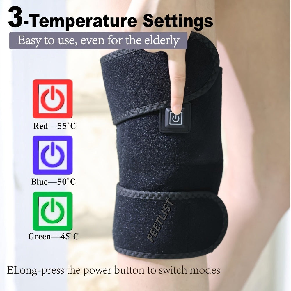 Knee Massager with Heat – 3-Level Heating Pad for Knee Pain Relief, Joint & Muscle Warmth, Anti-Slip Breathable Knee Brace for Men & Women - product image 14