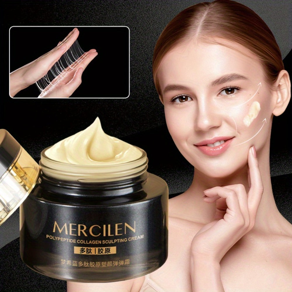 Hyaluronic Acid Collagen Face Cream with Squalane & Glycerin — Alcohol-Free Hydrating Firming Moisturizer for Normal to Sensitive Skin Unisex Daily Skincare - product image 10