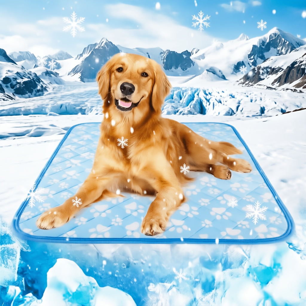 Pressure Activated Arc-Chill Fiber, Non-Toxic Washable Collapsible Pet Cool Mat for Summer, Indoor Outdoor Use, Small Medium Large XL – Dog Cooling Mat - product image