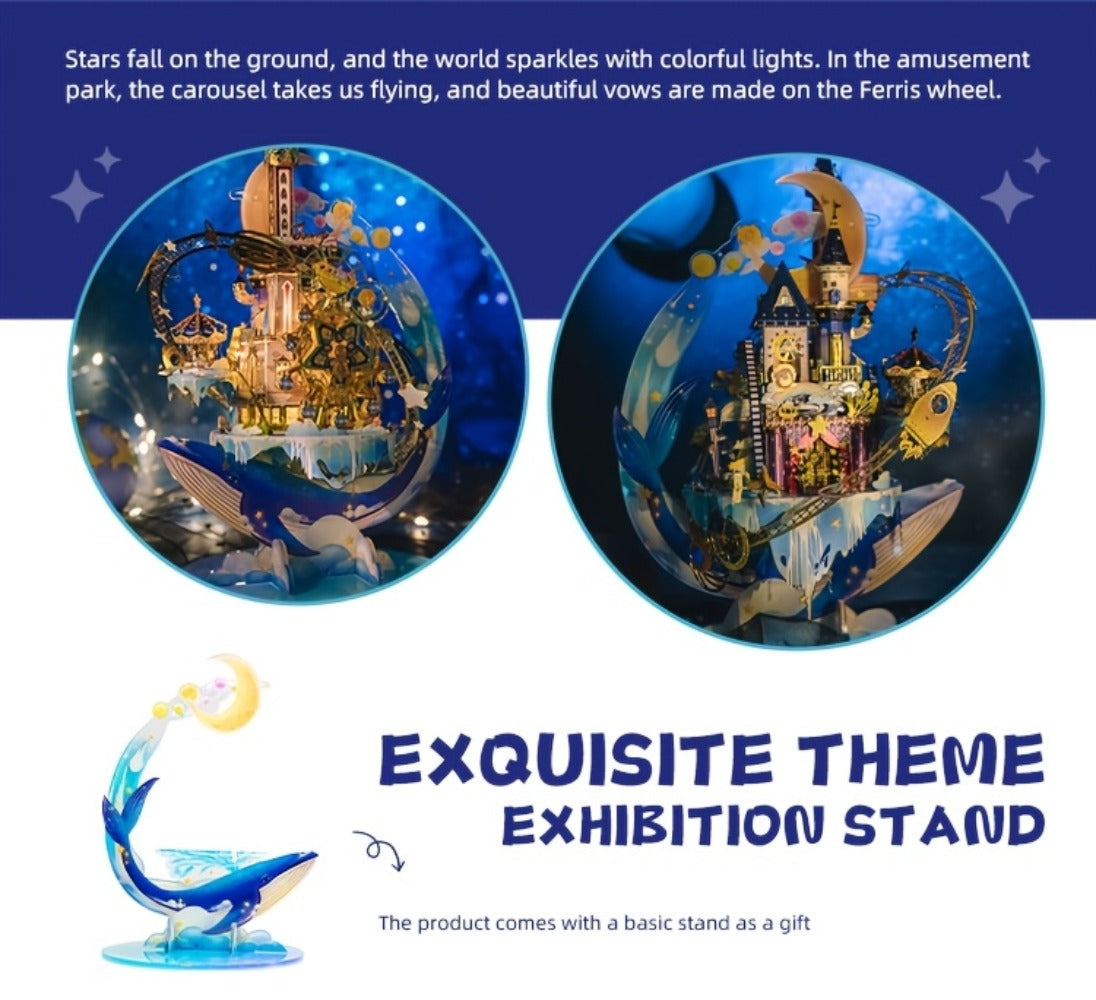 3D Metal Model Kit MU Star Playground | Handcrafted Garden Scene DIY Puzzle for Teens & Adults Ages 14+, Unique Birthday Christmas Valentine's Day Gift for - product image 10