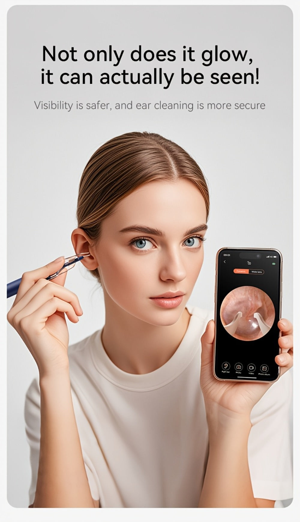 Upgraded 1080P Ear Wax Removal Tool with Camera & Storage Case – LED Light, iOS & Android Compatible, Complete Ear Cleaning Kit, Holiday & Birthday Gift for Whole Family - product image 15